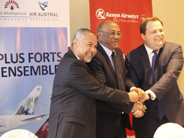 Air Madagascar et Air Austral scellent une alliance avec Kenya Airways