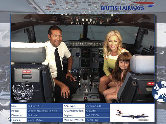 British Airways encourage les visites dans le cockpit