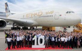 Dixième et dernier Airbus A380 pour Etihad Airways