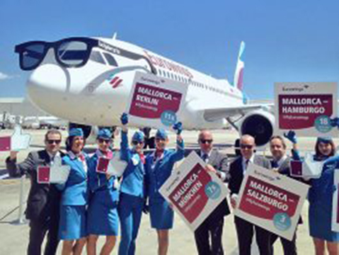 Eurowings inaugure sa base à Palma de Majorque