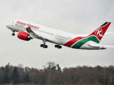 Kenya Airways part en direct à New York