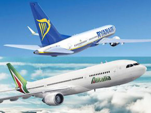 Ryanair veut les avions d’Alitalia