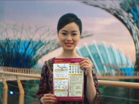 Singapore Airlines : une vidéo de sécurité touristique