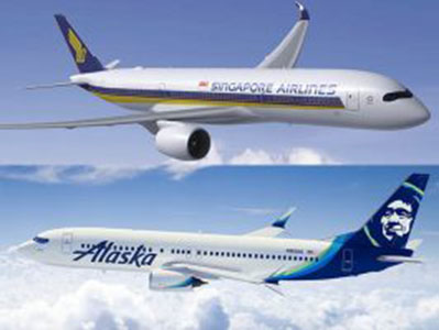 Singapore Airlines signe avec Alaska Airlines