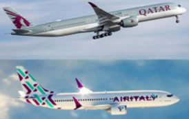 Qatar Airways et Air Italy partagent leurs codes