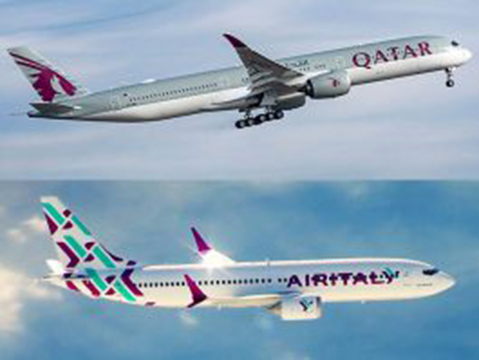 Qatar Airways et Air Italy partagent leurs codes