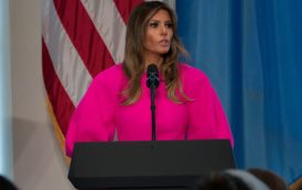 Melania Trump’s $3,000 pink dress reveals a key difference between her and Michelle Obama