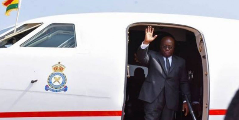 Ghana : Le président ghanéen de retour après avoir échappé à un accident de l’avion présidentiel