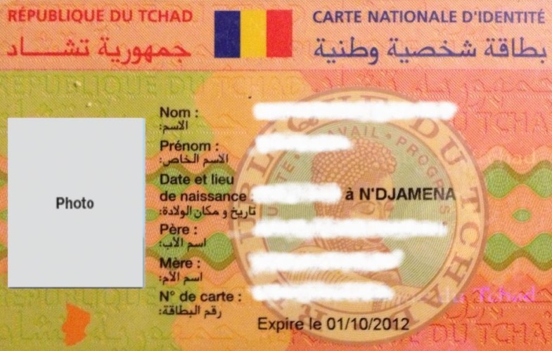 Tchad : Les documents nationaux d’identification seront sécurisés