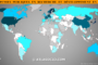 Carte du monde : dépenses en santé (% du PIB)