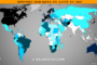 Carte du monde : dépenses en recherche et développement (% du PIB)