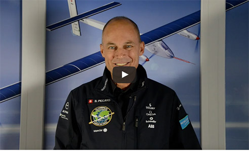 Video: Solar Impulse Chair Bertrand Piccard Delivers Welcome Message to EBACE2017 Attendees