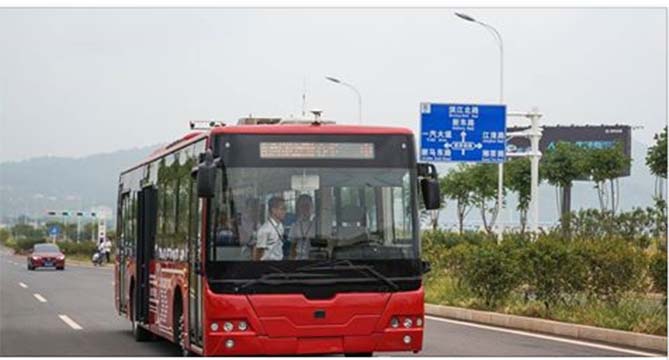 Shenzhen testera deux lignes de bus sans chauffeur