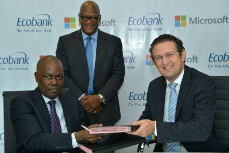 Microsoft et Ecobank aideront les gouvernements africains à transformer leurs villes en cyber-cités