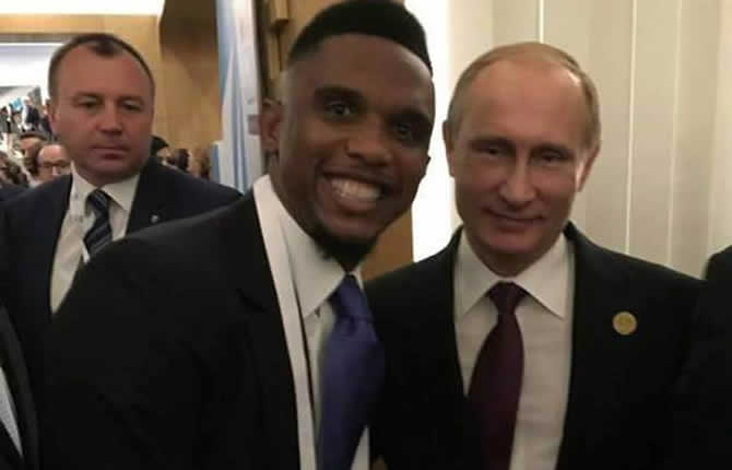 Russie 2018. Mondial 2018: Eto’o invité par Poutine au tirage au sort