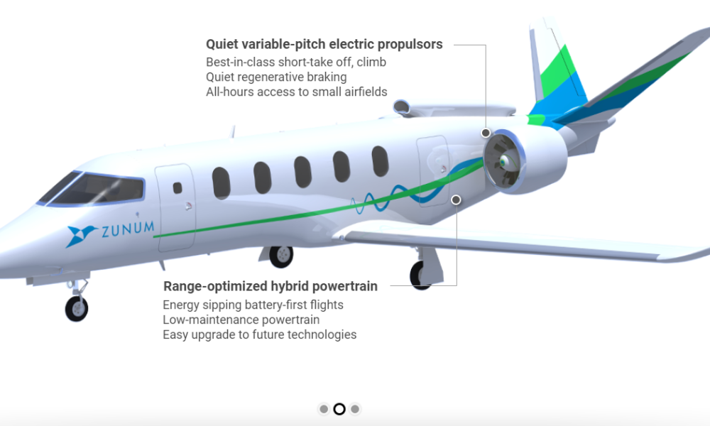 Une start-up soutenue par Boeing promet un avion électrique dès 2022