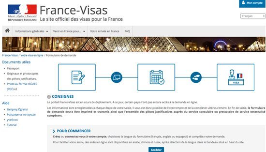 Demandes de visas français: Ce qui vous attend le 1er décembre prochain