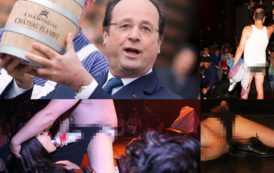 Sexe, alcool, drogue … La soirée d’adieu de François Hollande dégénère : il termine en slip rue Solférino