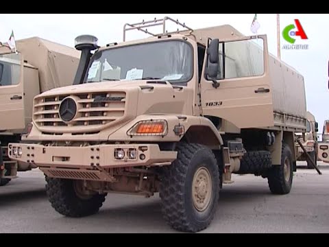 Algérie Défense : Fabrication Militaire : Livraison de 252 camions multifonctions de marque Mercedes-Benz