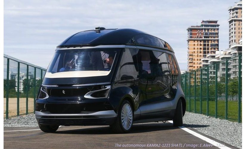 Une navette autonome signée du russe Kamaz