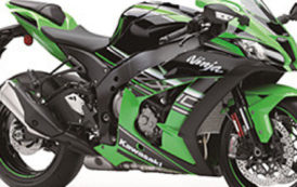 Pneus sport moto Bridgestone Battlax présentés en équipement d’origine sur le Kawasaki ZX-10R