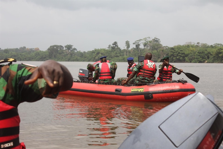 Sauvetage à Abidjan en Côte-d’Ivoire: Les militaires fusiliers marins commando en appui aux pompiers