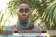 léontine Miezan co-présidente de la société coopérative Amanmouo du Moronou
