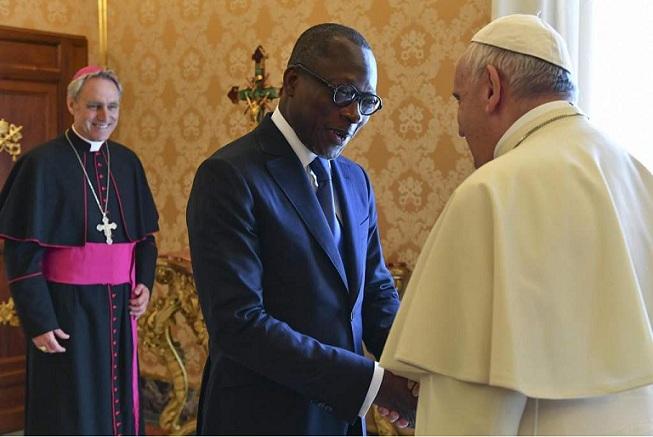 En visite au Vatican : Patrice Talon satisfait des échanges avec le souverain Pontife