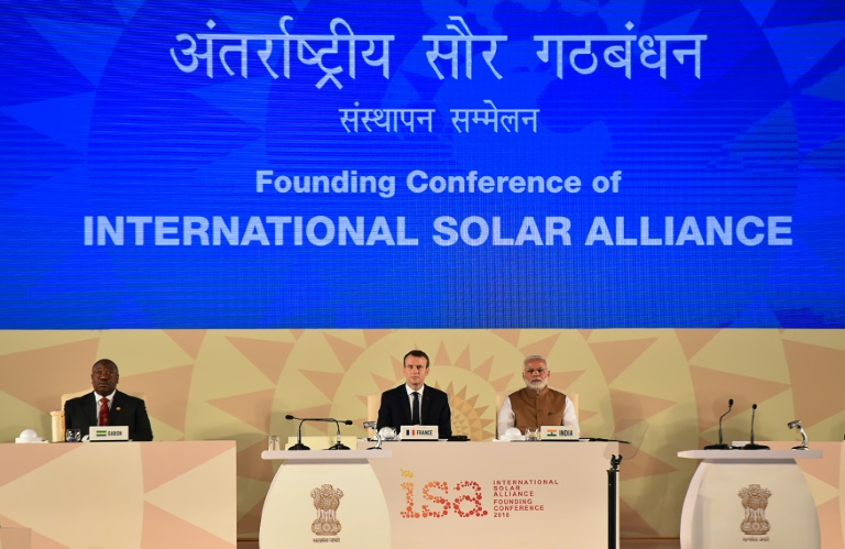 Lancement de l’Alliance solaire internationale, objectif : 1 000 GW de centrales solaires d’ici 2030