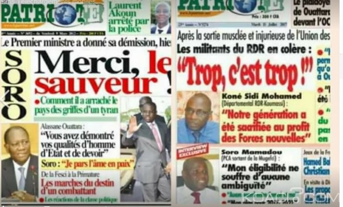 Côte d’Ivoire: «Crise» au sommet de l’Etat, quand Soro le «Sauveur» est devenu le bouc émissaire au RDR