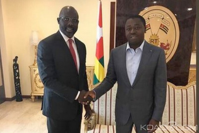 Liberia: Présidentielle, le candidat Georges Weah en visite à Lomé