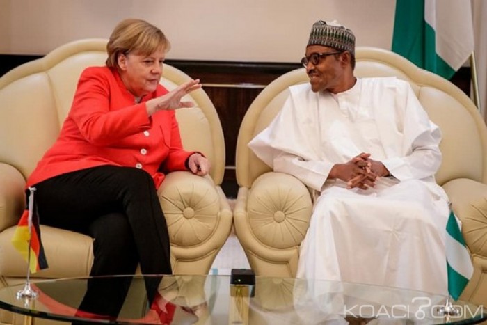 Nigeria-Allemagne: Visite de Merkel, deux protocoles d’accord signés, l’immigration clandestine à conteni