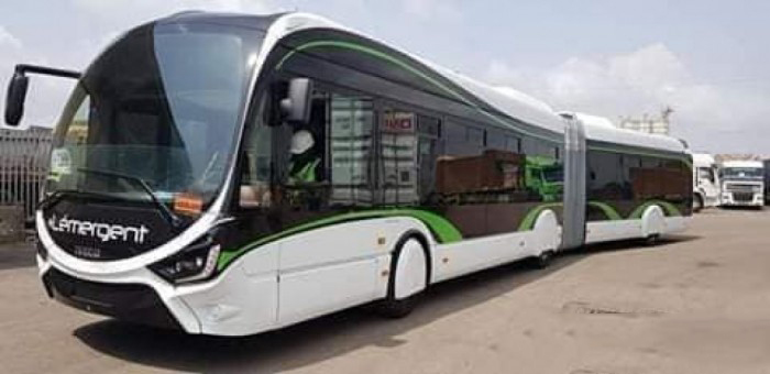 Côte d’Ivoire : Les autobus articulés de la Sotra sont arrivés à Abidjan