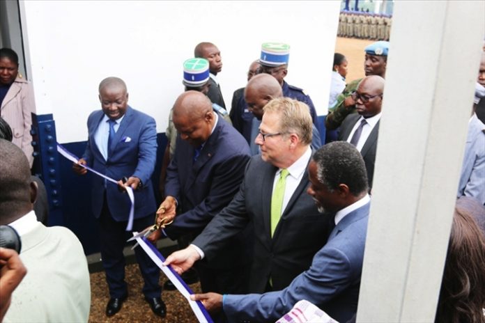 Le Président Faustin Archange Touadéra inaugure des infrastructures socioéconomiques à  Bimbo