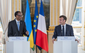 Le Président Kagame et le président Macron tiennent une conférence de presse commune au palais de l’Élysée.(Photos)