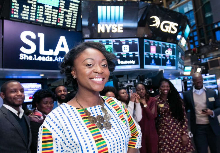 She Leads Africa devient la première Startup Africaine à pourvoir sonner la cloche de clôture à la Bourse de New York