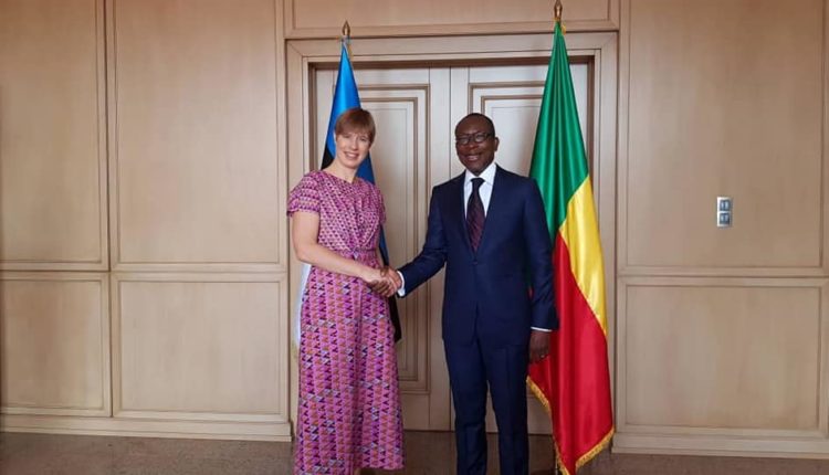 Bénin – Estonie: la Présidente Kersti Kaljulaid au Palais de la Marina [Photos]