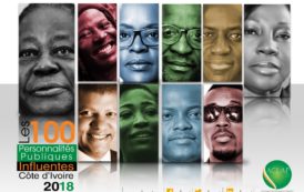 Les 100 personnalités influentes Côte d’Ivoire 2018