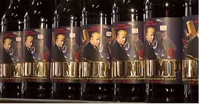 Soif de Trump ? En Ukraine, une brasserie vend une bière à l’effigie du président américain (VIDEO)