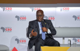 Nana Akufo-Addo, Président du Ghana et Paul Polman, PDG d’Unilever, face à face au AFRICA CEO FORUM
