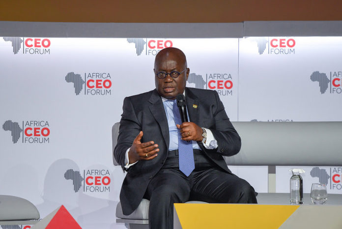 Nana Akufo-Addo, Président du Ghana et Paul Polman, PDG d’Unilever, face à face au AFRICA CEO FORUM