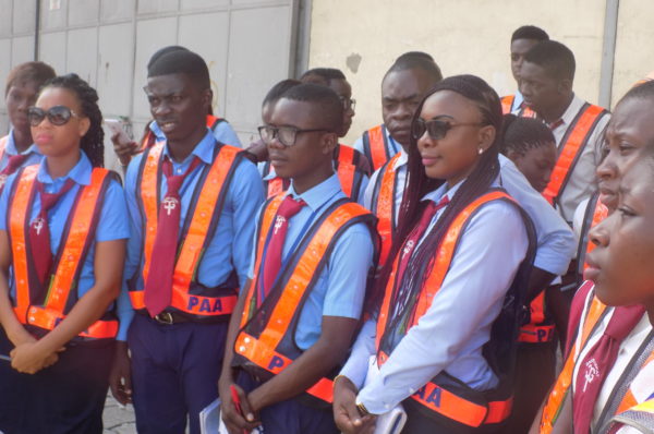 visite d'entreprise des etudiants au Port Autonome d'ABIDJAN