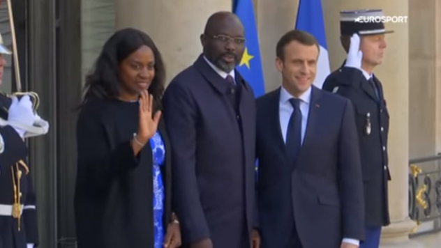 Vidéo : George Weah en visite présidentielle officielle à Paris; Drogba et Mbappé eux aussi présents